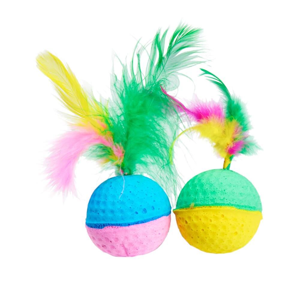 Bolas em Espuma com Penas JuicyVibes Little & Bigger