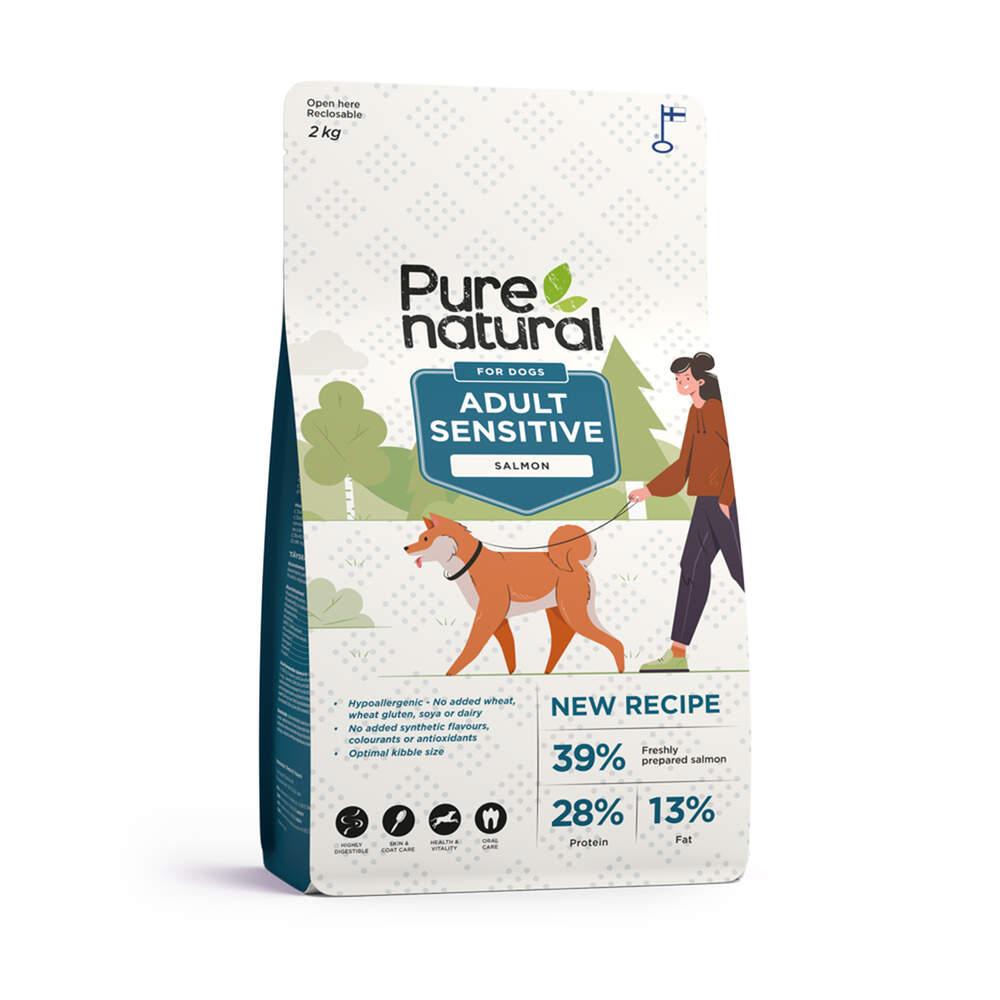 Ração para Cão Sensitive Salmão 2kg Purenatural