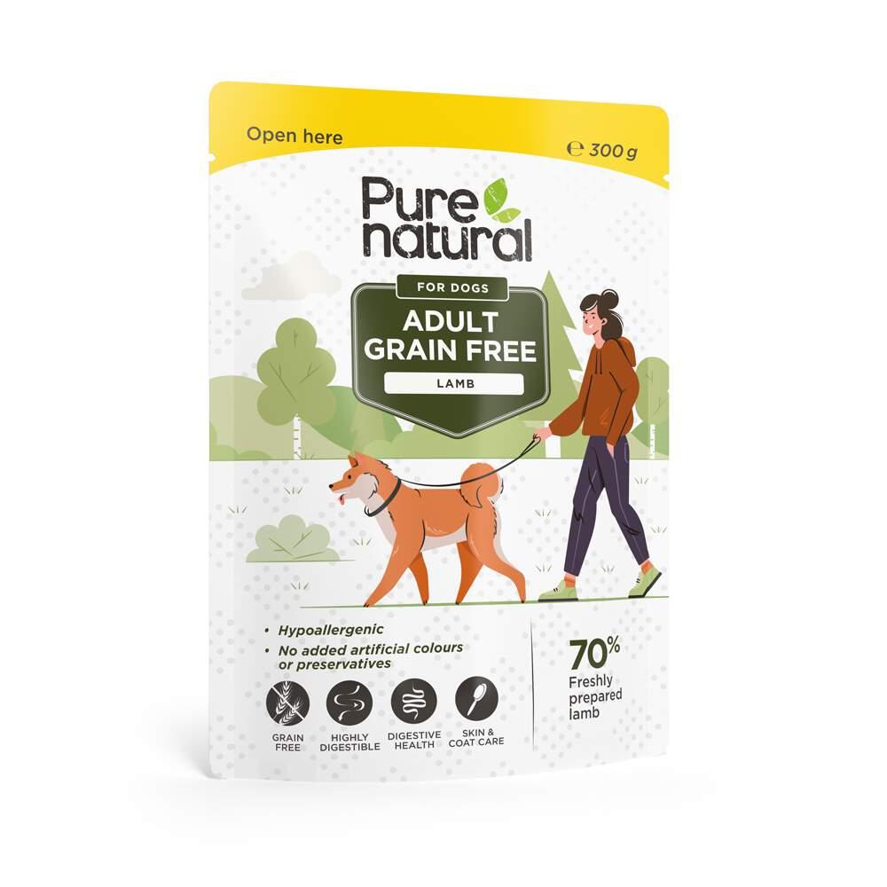Comida Húmida para Cão Adulto Borrego 300g Purenatural