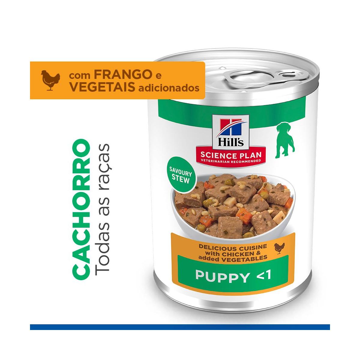 Comida Húmida para Cão Júnior Frango e Vegetais Hills Science Plan