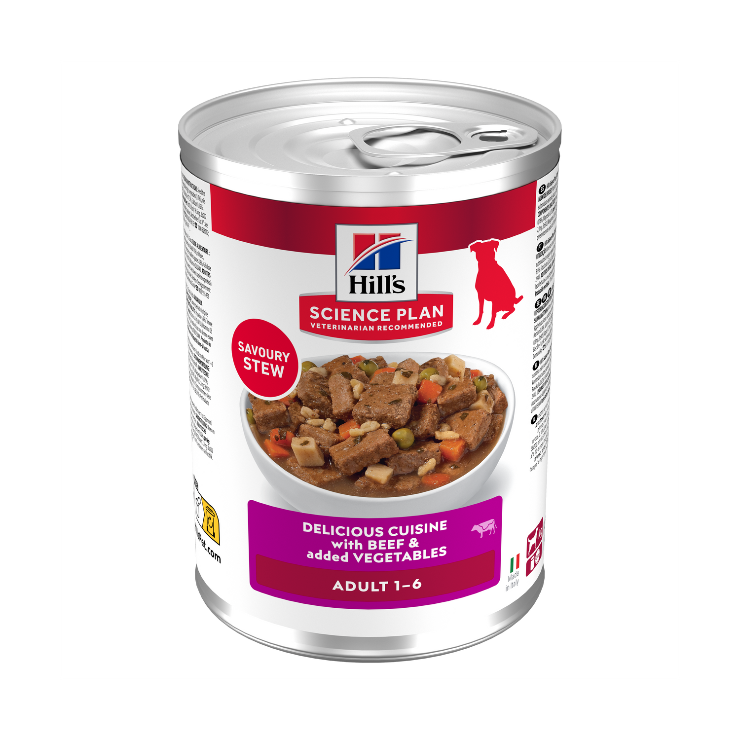 Comida Húmida para Cão Adulto Vaca e Vegetais Hills Science Plan