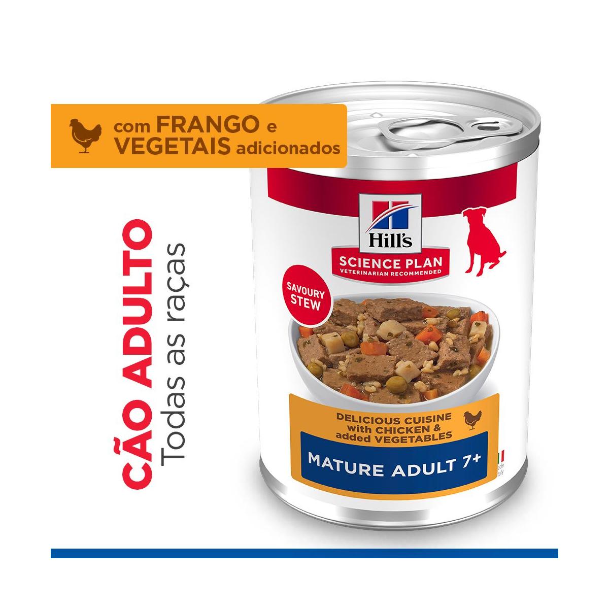 Comida Húmida para Cão Sénior Frango e Vegetais Hills Science Plan