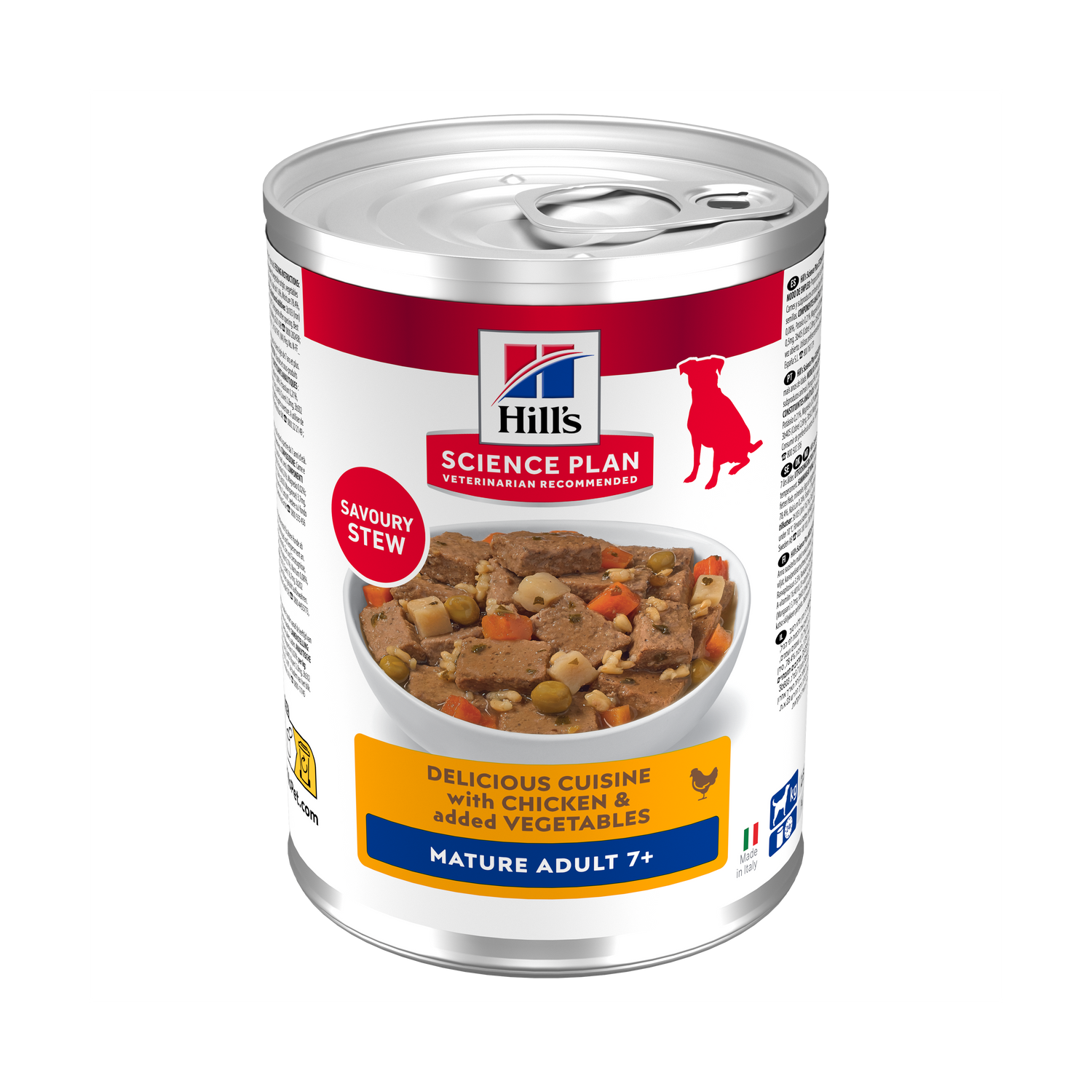 Comida Húmida para Cão Sénior Frango e Vegetais Hills Science Plan