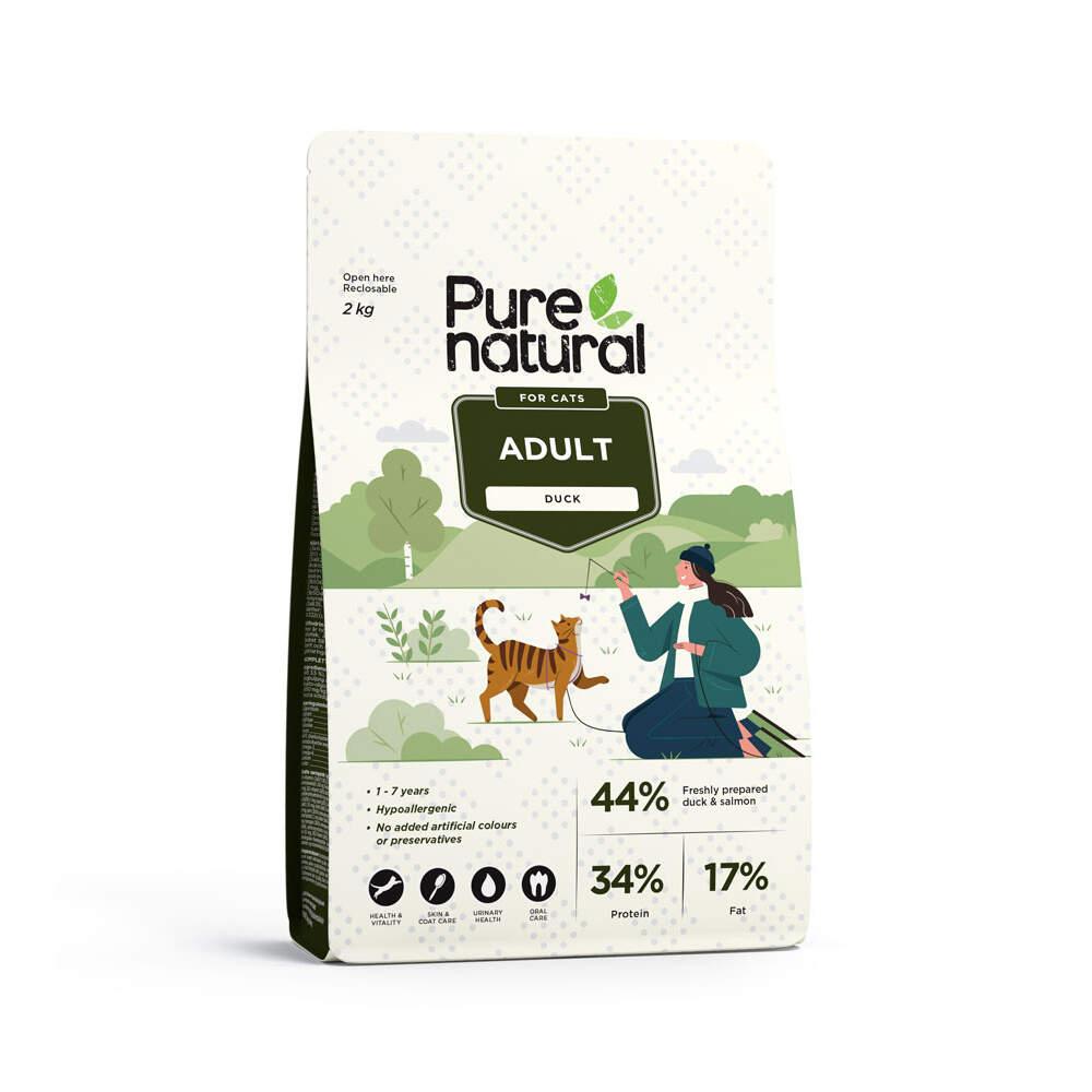 Ração para Gato Adulto Pato Purenatural