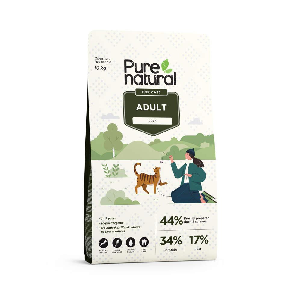 Ração para Gato Adulto Pato Purenatural