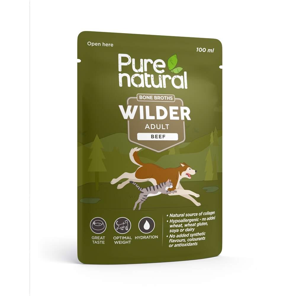 Caldo de Ossos com Vaca para Cão Wilder Purenatural