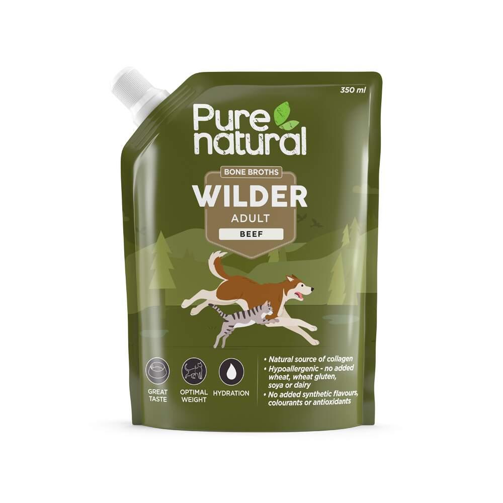 Caldo de Ossos com Vaca para Cão Wilder Purenatural