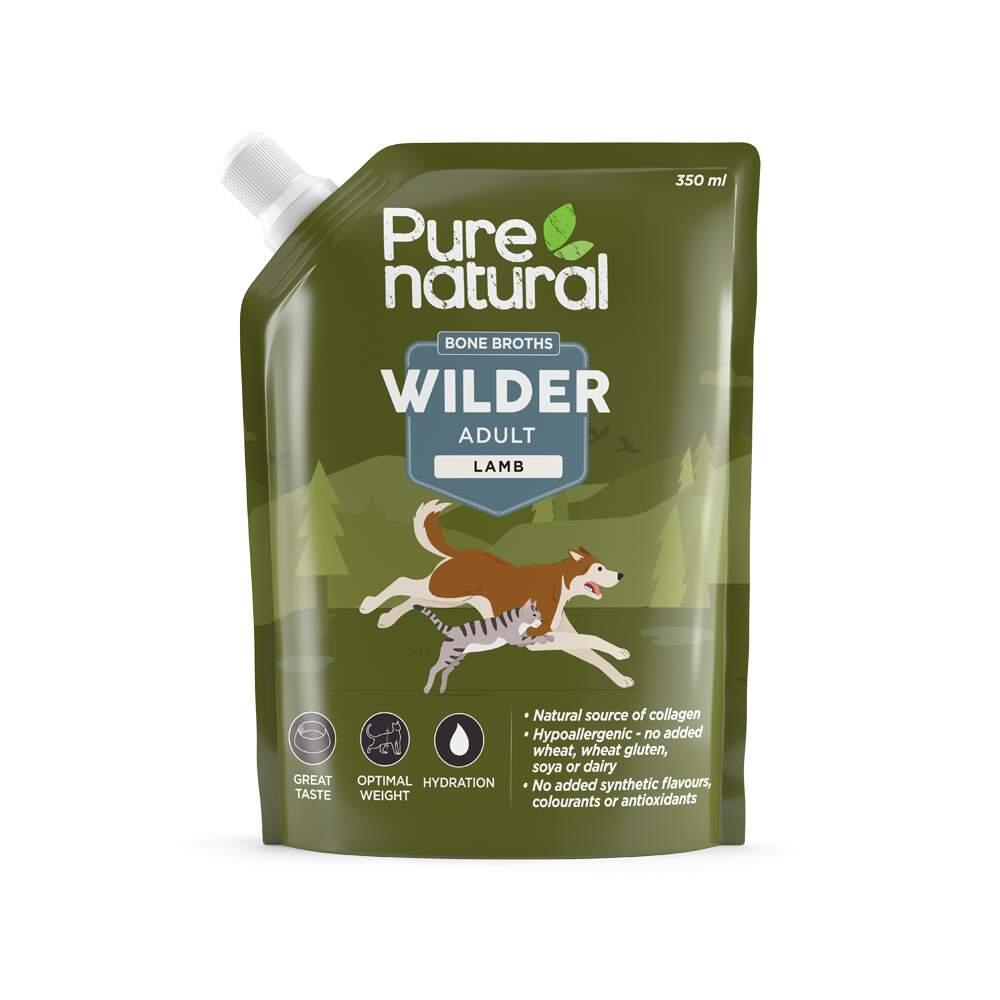 Caldo de Ossos com Borrego para Cão Wilder Purenatural