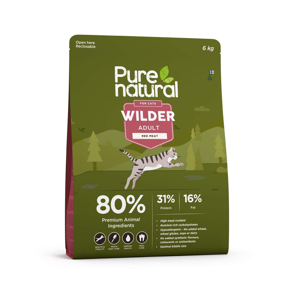 Ração para Gato Adulto Carne Vermelha Wilder Purenatural