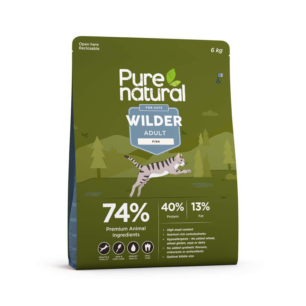 Ração para Gato Adulto Peixe Wilder Purenatural