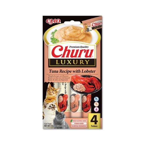 Snack Líquido para Gato Atum e Lagosta Churu Luxury
