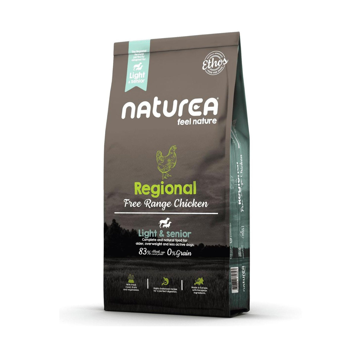 Ração para Cão Sénior Ethos Regional Light Frango Naturea