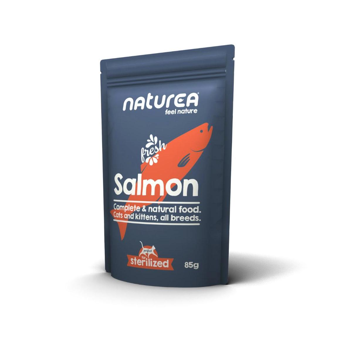 Comida Húmida para Gato Salmão Naturea