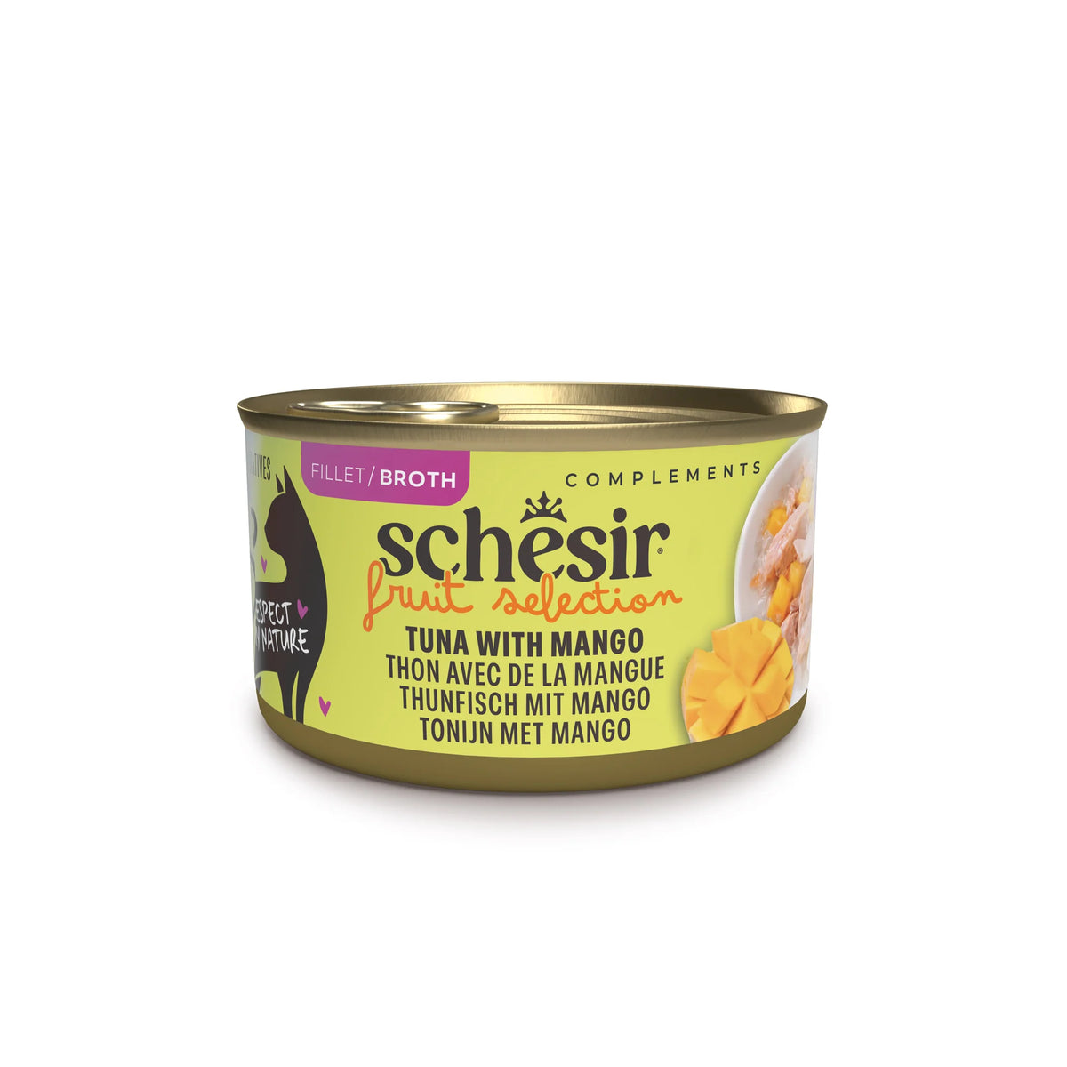 Comida Húmida para Gato Atum e Manga Schesir
