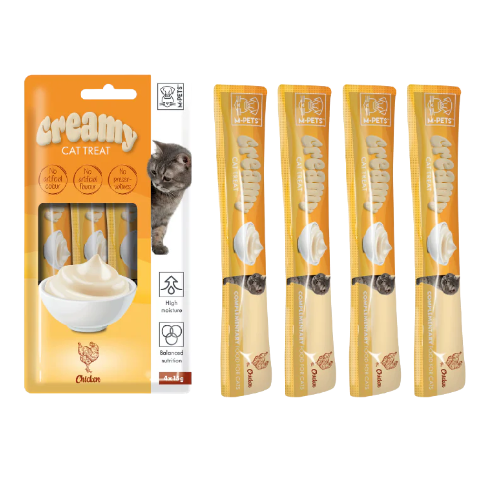 Snack para Gato Creamy Treat Frango M-Pets