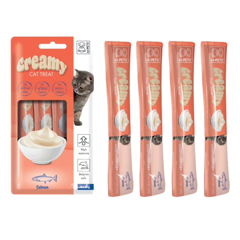 Snack para Gato Creamy Treat Salmão M-Pets