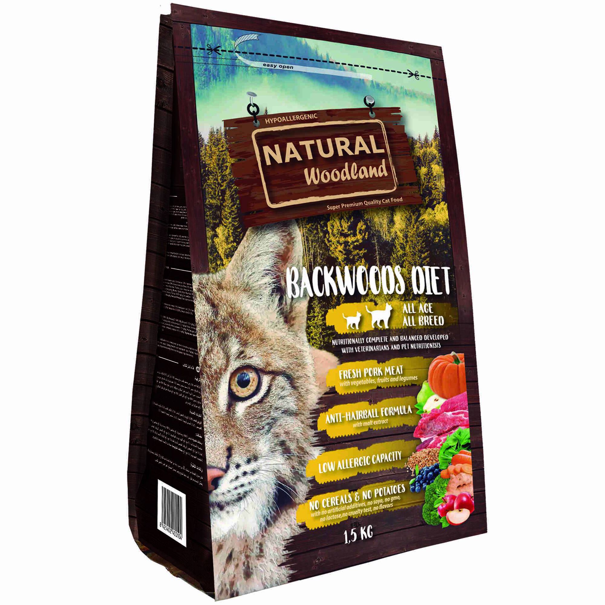 Ração para Gato Adulto Backwoods Diet