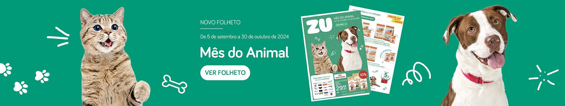 Folheto Mês do Animal